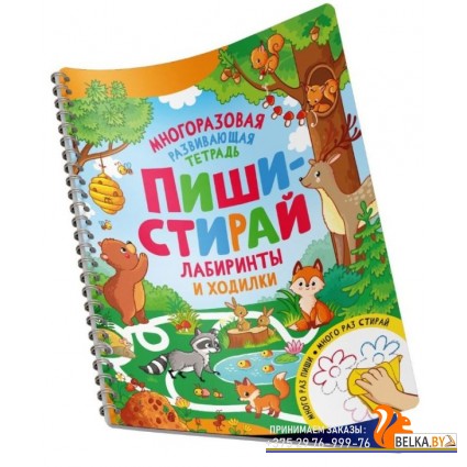 Росм Пиши-стирай. Лабиринты и ходилки