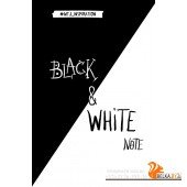 INSPIRATIO/Black&White Note. Стильный блокнот с черными и белоснежными страницами (твердый переплет)