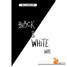 INSPIRATIO/Black&White Note. Стильный блокнот с черными и белоснежными страницами (твердый переплет)