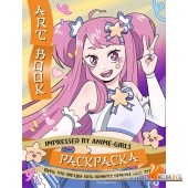 Азиатское/Art Book. Impressed by Anime-girls. Раскраска
