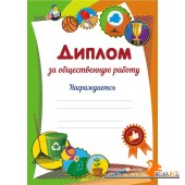 Диплом «За общественную работу» (2018) «Пачатковая школа» Формат А4