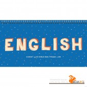 Блокнот "English" (А6) «Канц-Эксмо»