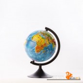 Глобен/Глобус Земли физический рельефный. Диаметр 210мм
