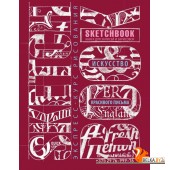 ДРСКндск/Sketchbook. Искусство красивого письма (темно-красный)